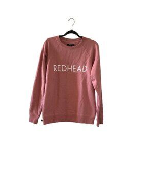 Brunette The Label Dusty Rose Crewneck Sweatshirt size M/L